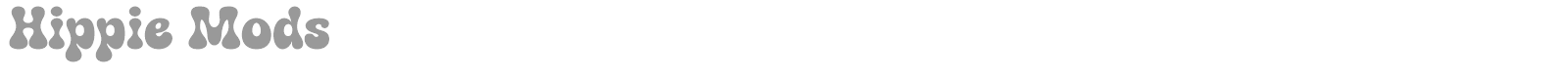 Hippie Mods font preview